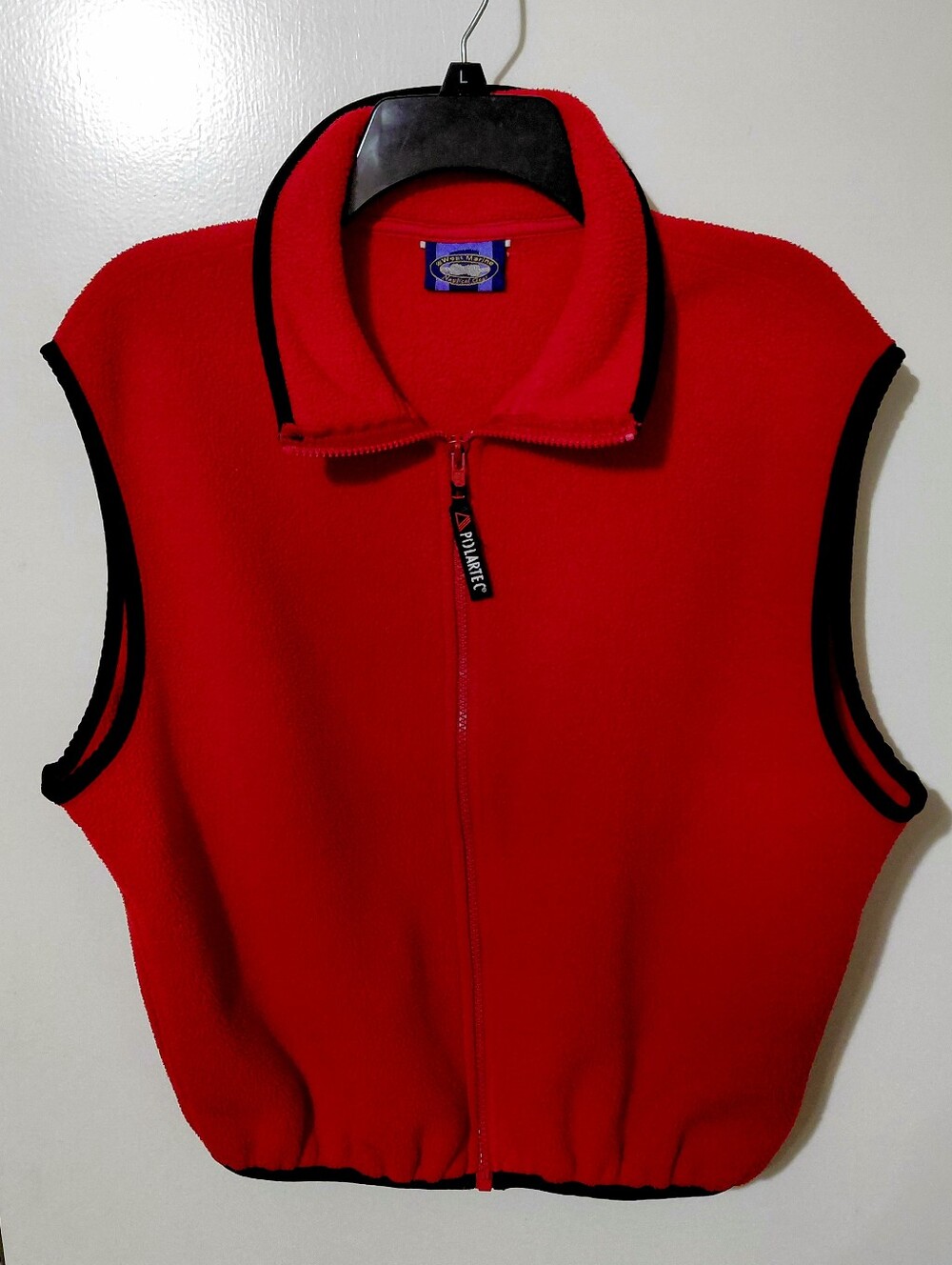 Womens LP Polartek Red Fleece Vest Great Condition Inside & Outside Pockets